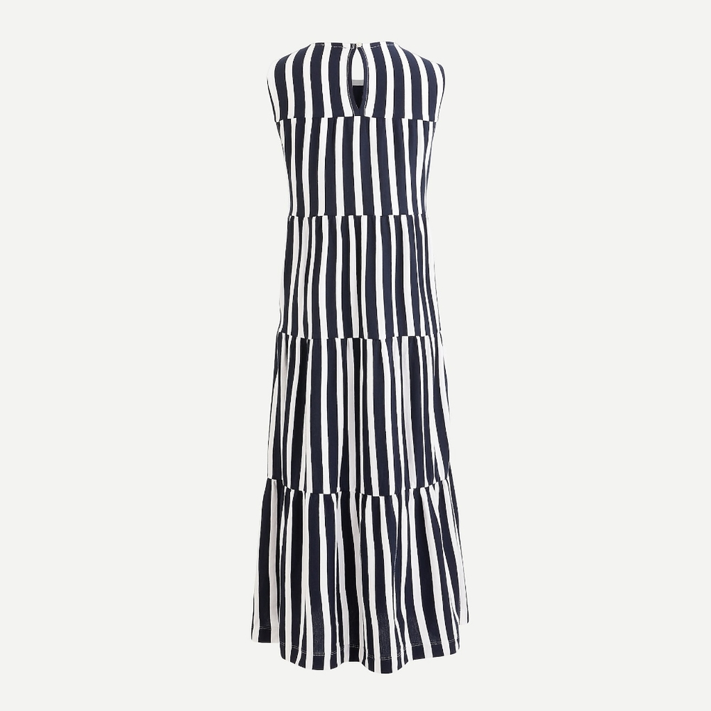 ๐๏ธ J Crew Sleeveless Striped Maxi Dress - Picture 6 of 7